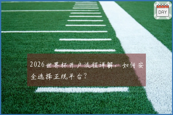 2026世界杯开户流程详解，如何安全选择正规平台？