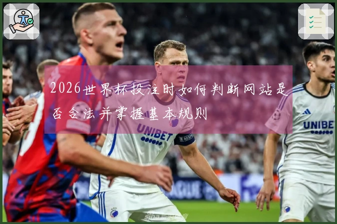 2026世界杯投注时如何判断网站是否合法并掌握基本规则